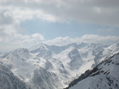 verso il Corborant..si vede tutta la sci-alpinistica che parte dal Migliorero!