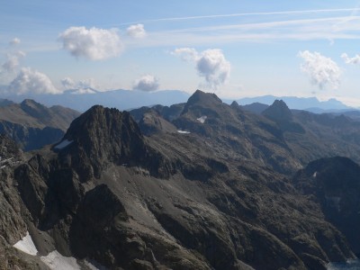 Vista su Maledia e Clapier