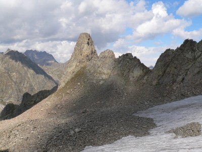 La Forcella Roccati e la punta omonima