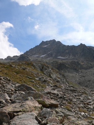 Vista sul Gelàs scendendo