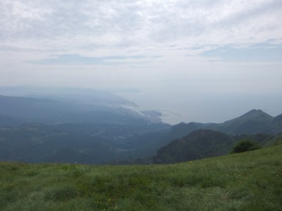 Mattino di foschia su Genova