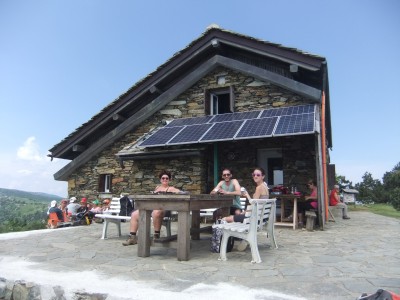 Pausa al rifugio