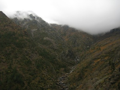La parte alta della valle del rio baiardetta