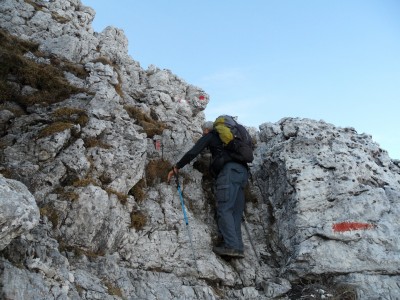 alcuni passaggi in cui bisogna aiutarsi con le mani