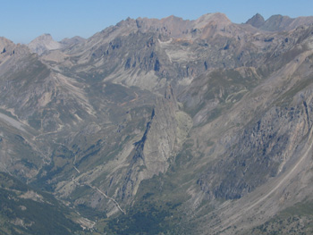 Gruppo Castello - Provenzale visto dalla cima dell'Auto Vallonasso