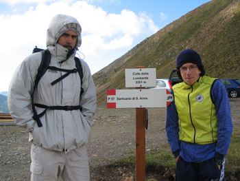 Cima della Lombarda - partenza