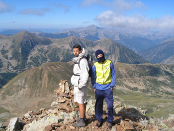 Cima della Lombarda - panorama