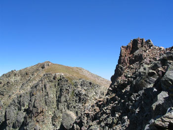 Monte Aver - cresta Nord-Ovest - Cima Centrale
