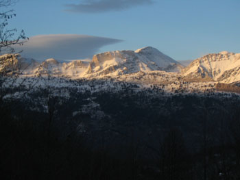 Monte Frontè - tramonto sulle Alpi Liguri