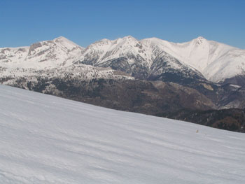 Monte Frontè - panorama sulla Alpi Liguri (Pizzo d'Ormea sulla destra)