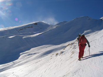 Monte Frontè - l'azione del vento