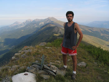 Monte Morfreid - in vetta
