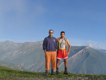 Salendo al Pelvo dal colle della Bicocca