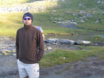 La partenza dal lago