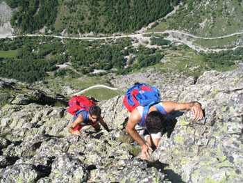 Salendo sulla Rocca Provenzale
