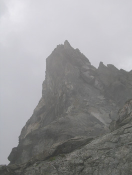 La Rocca Bianca - la vetta vista dall'anticima