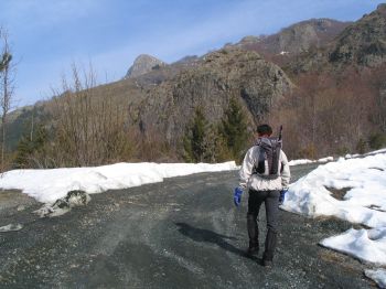 Monte Maggiorasca - Canale Martincano - avvicinamento