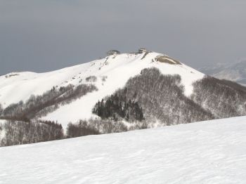 Monte Maggiorasca - Canale Martincano - Vista sul Monte Bue