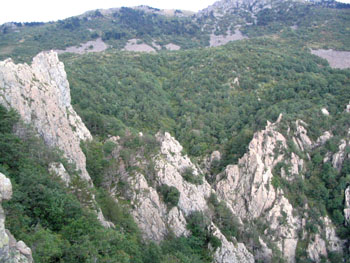 Paesaggio dalla Via Zunino